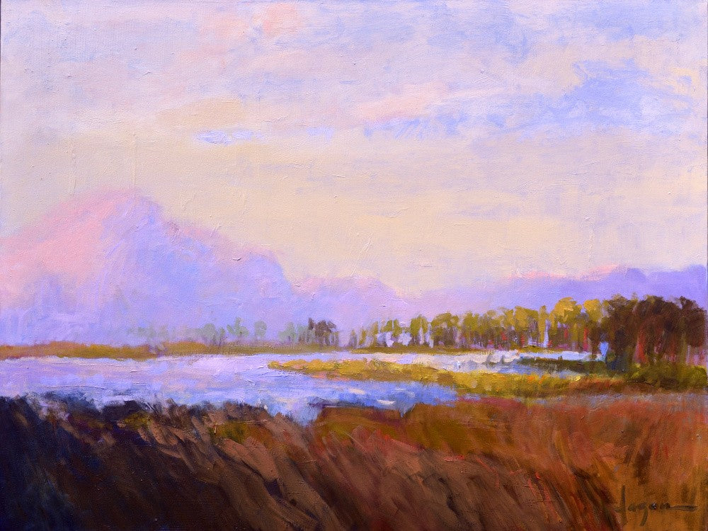 Serene Pastel Landscape