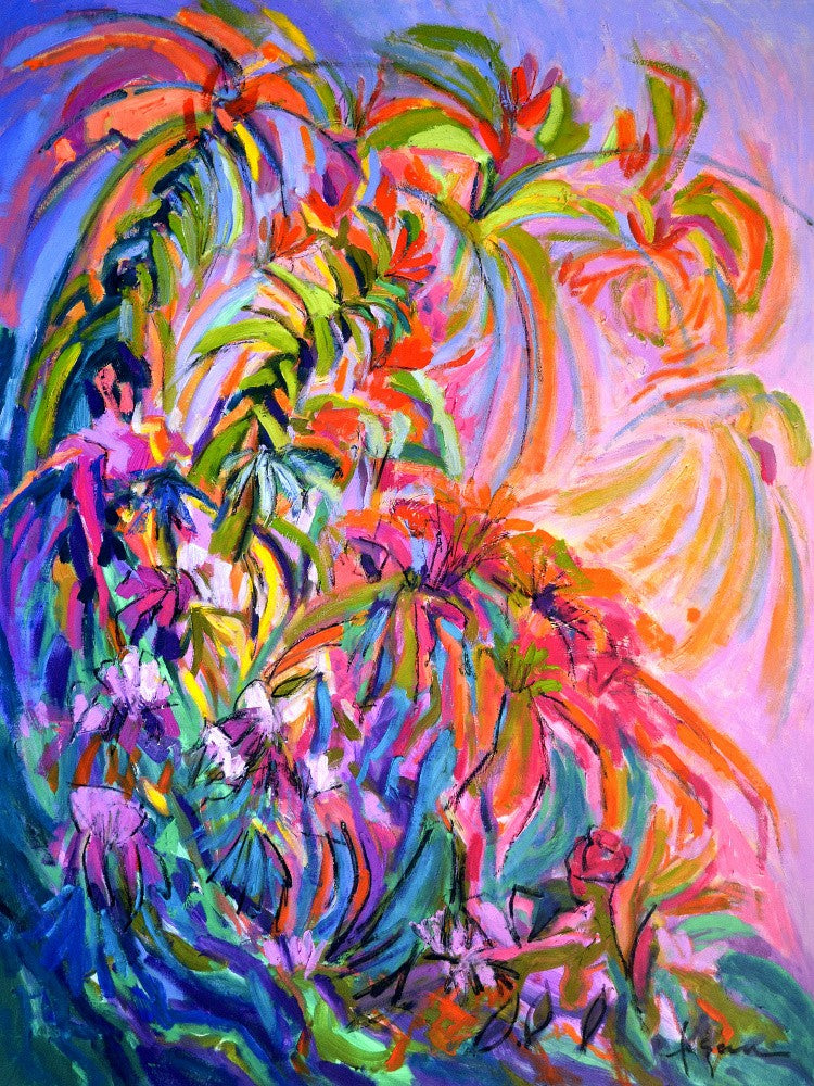 Radiant Floral Ballet