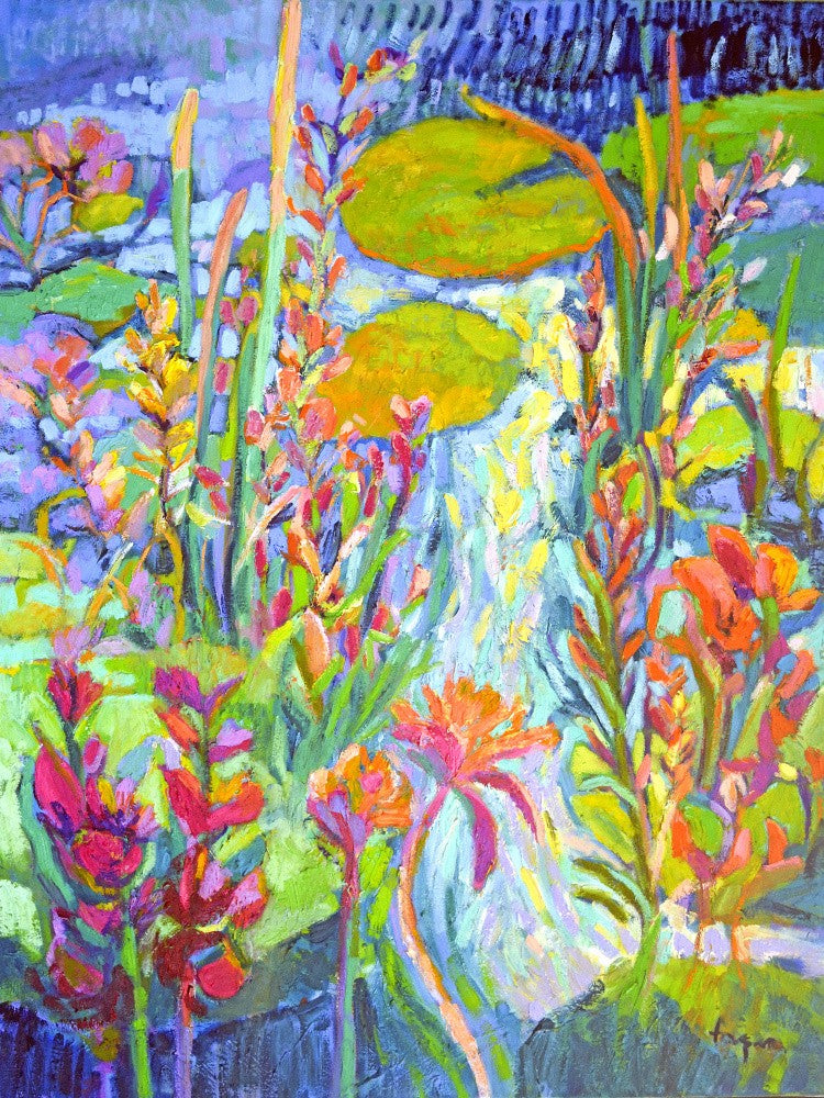 Vibrant Garden Path