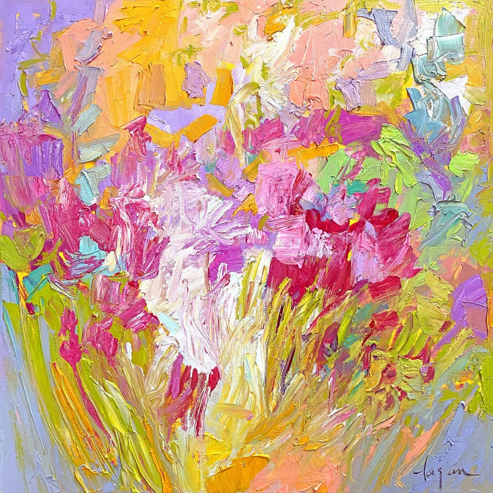 Brushstrokes Colorful Palette