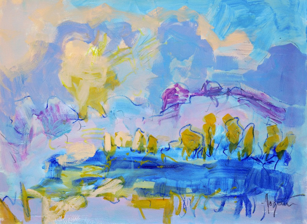 Dreamy Pastel Landscape