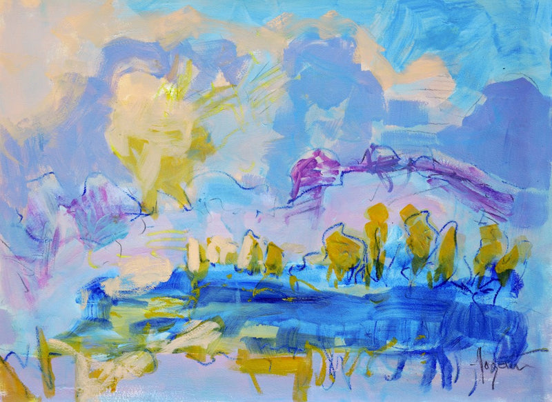 Dreamy Pastel Landscape