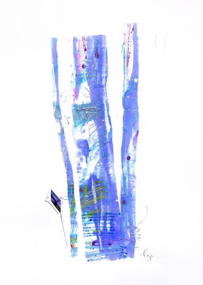 Violet Ribbons Flow
