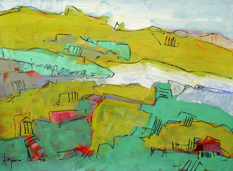 Vibrant Hillside
