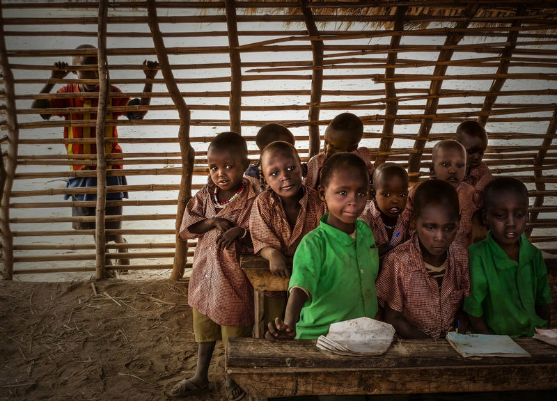 Schule der Masai-Kinder