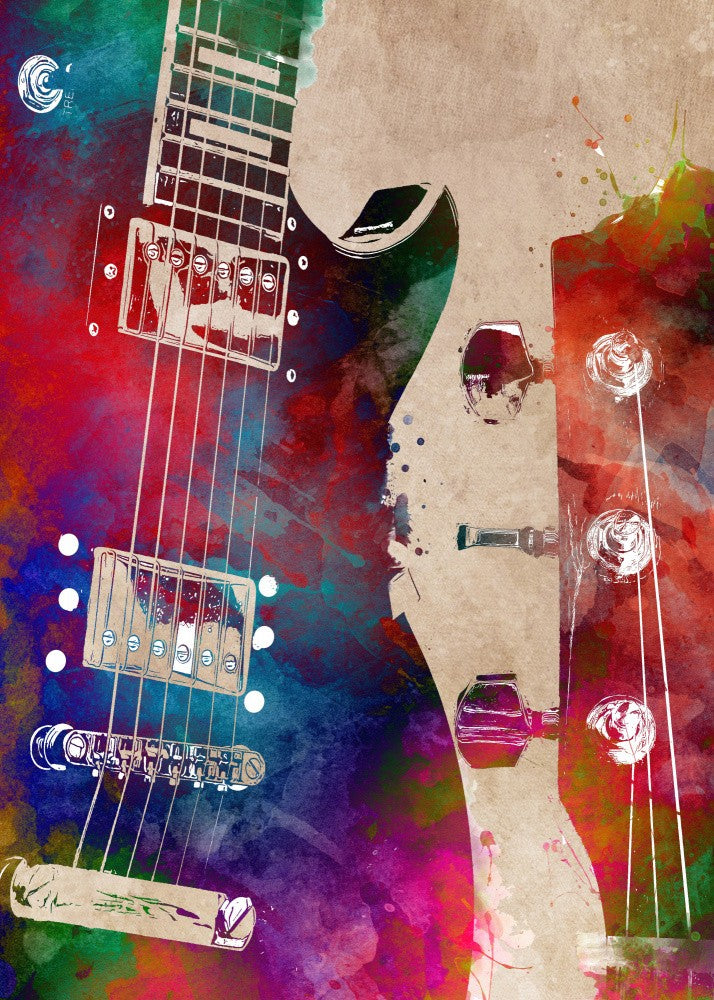 Guitar music art 4