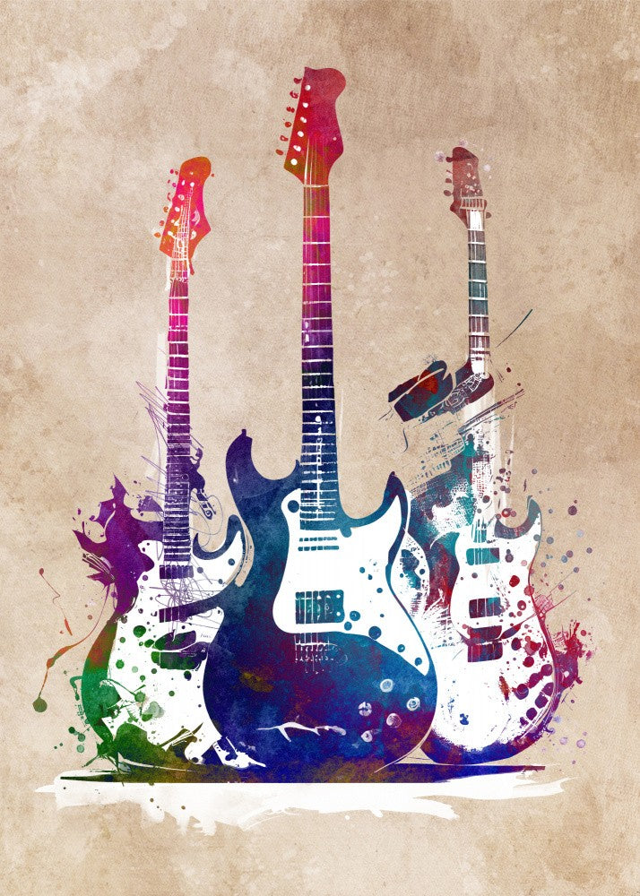 Three guitars