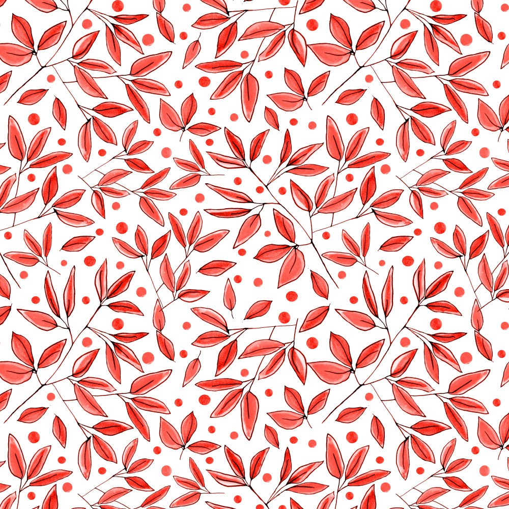 Floral Branches Orange
