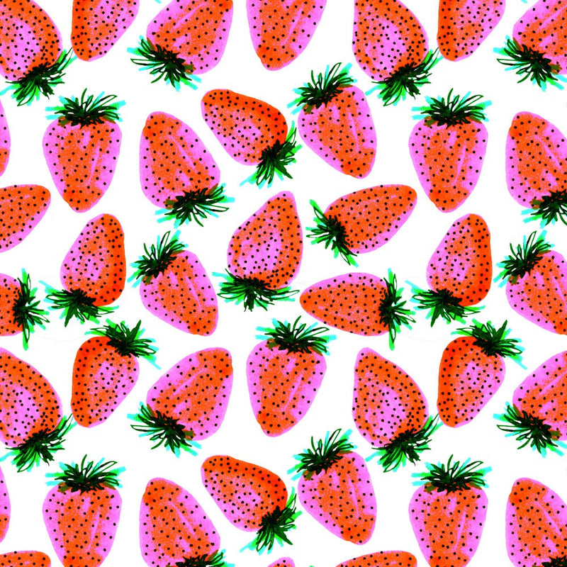 Lavendelrot Erdbeeren Frucht