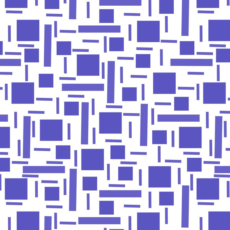Shapely #2 Navy Blue Geometric Abstract