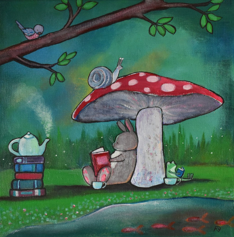 Reading Under the Toadstools