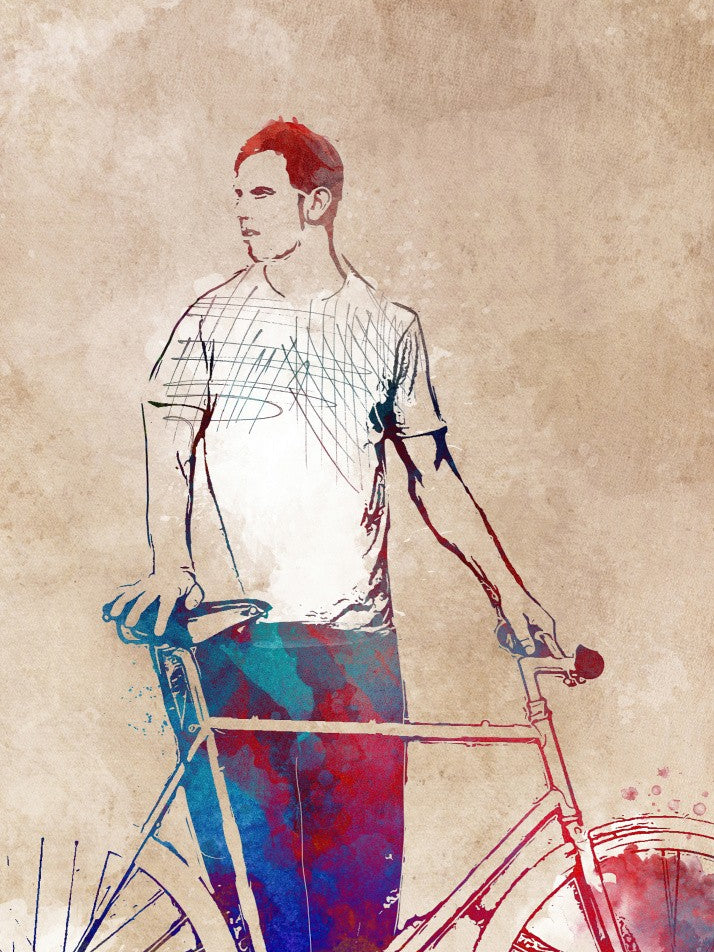 Cycling sport art 48
