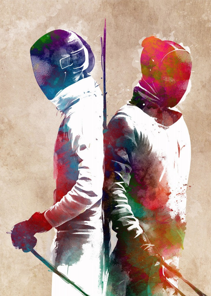 Fencing Sport Art 6