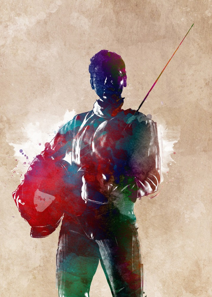 Fencing Sport Art 11