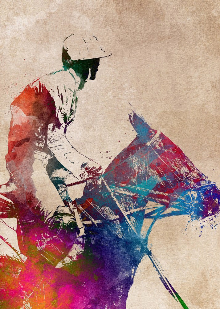 Horse Riding Sport Art (1)