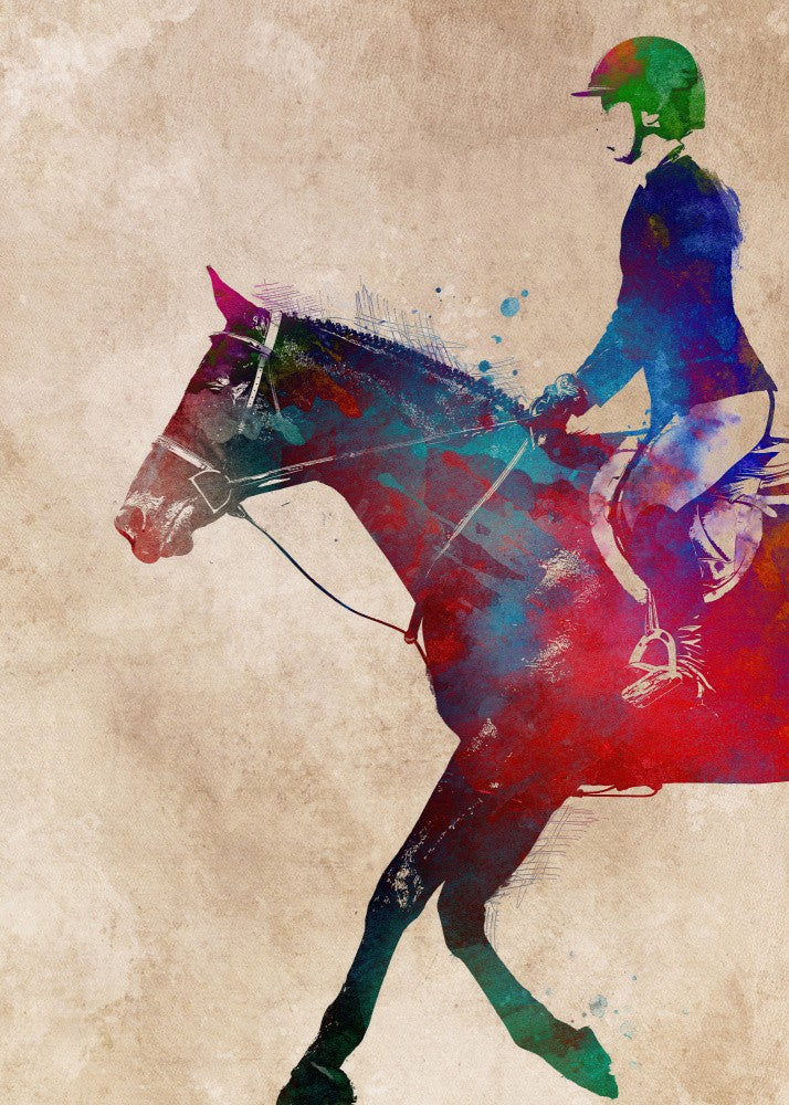 Horse Riding Sport Art (4)