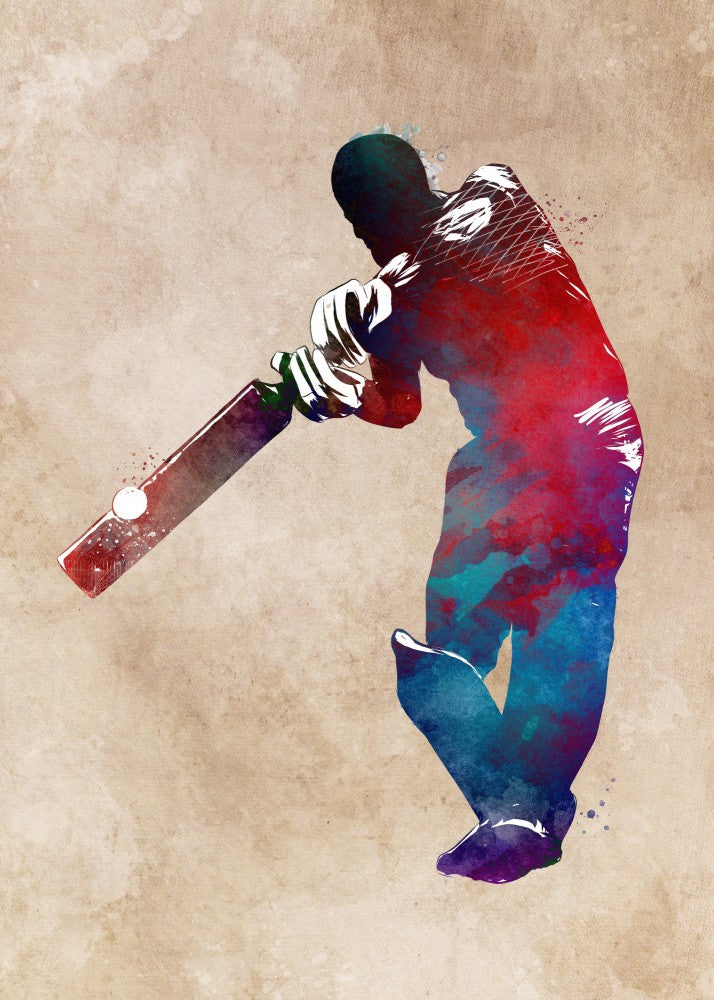 Cricket Sport Art 2