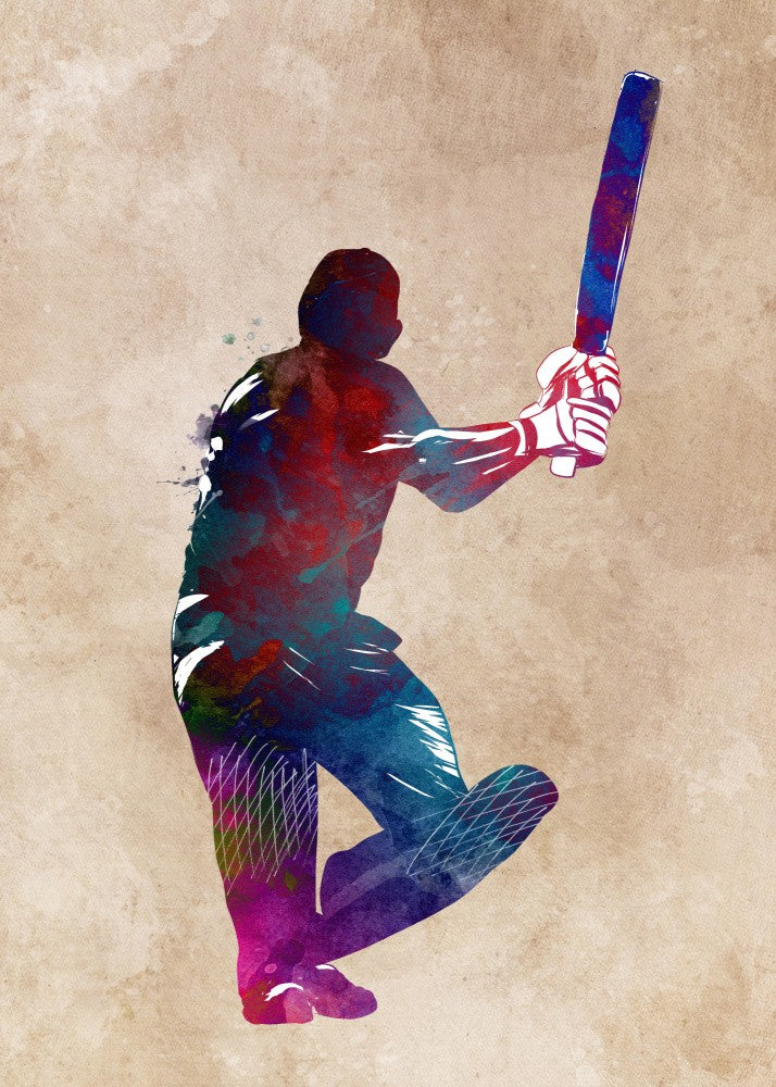 Cricket Sport Art 1