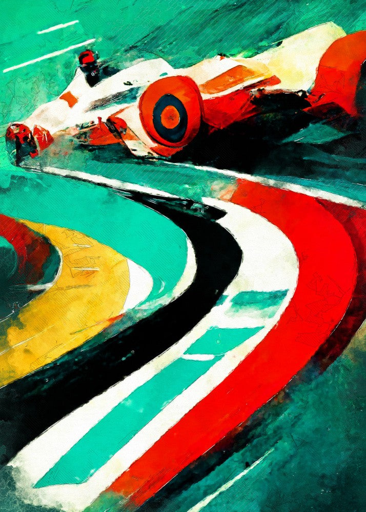 Formula 1 sport art
