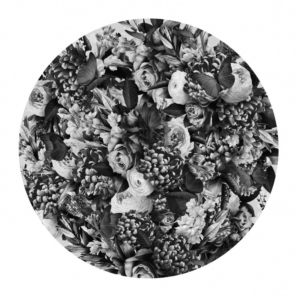 Journey Blooms Black & White
