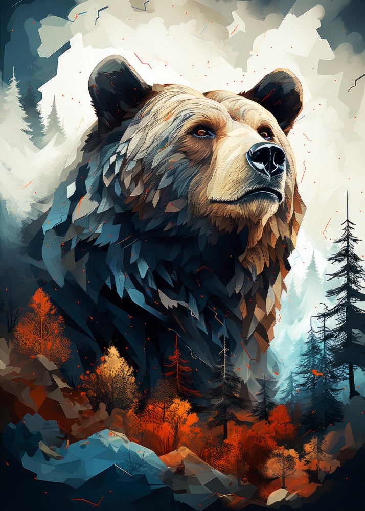 Art animalier d'ours #bear