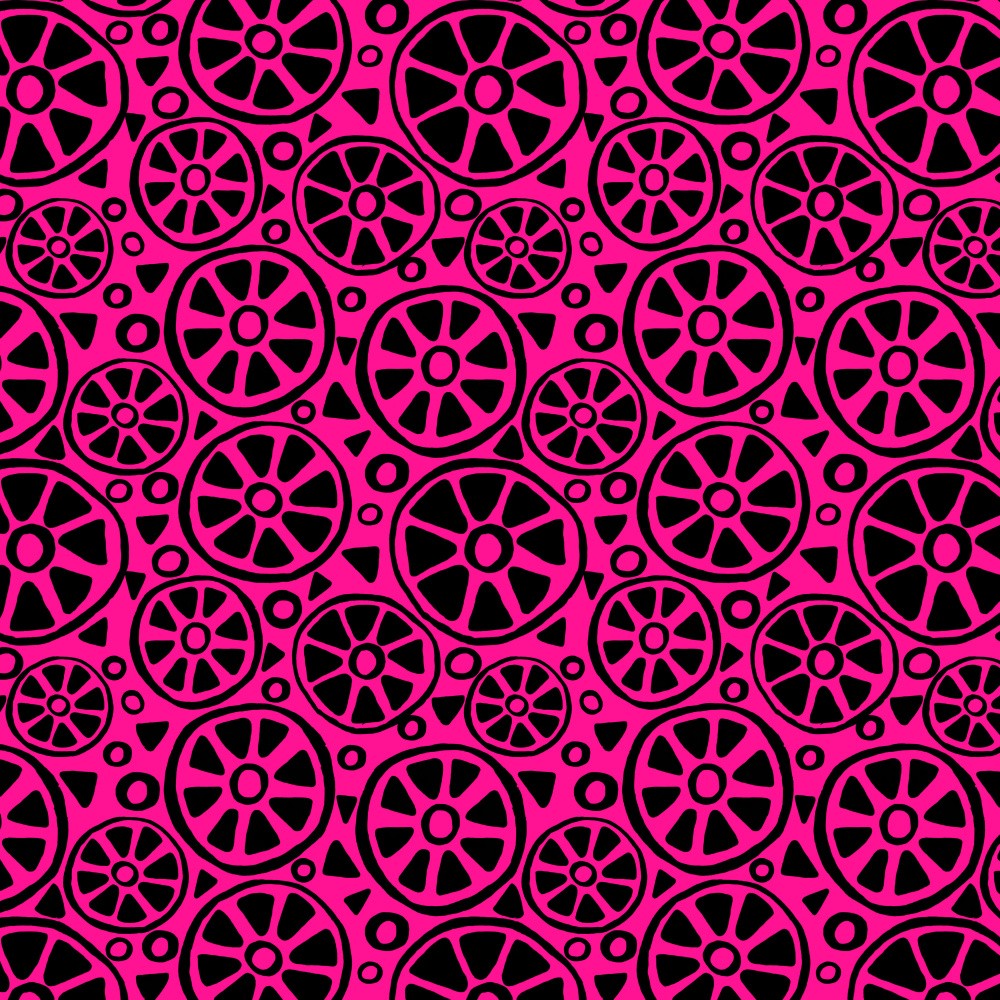 Black On Pink Slices