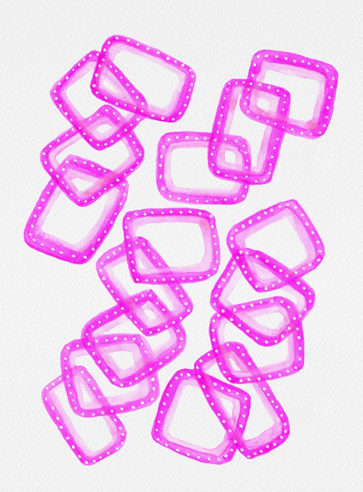 Pink Rectangle Chain