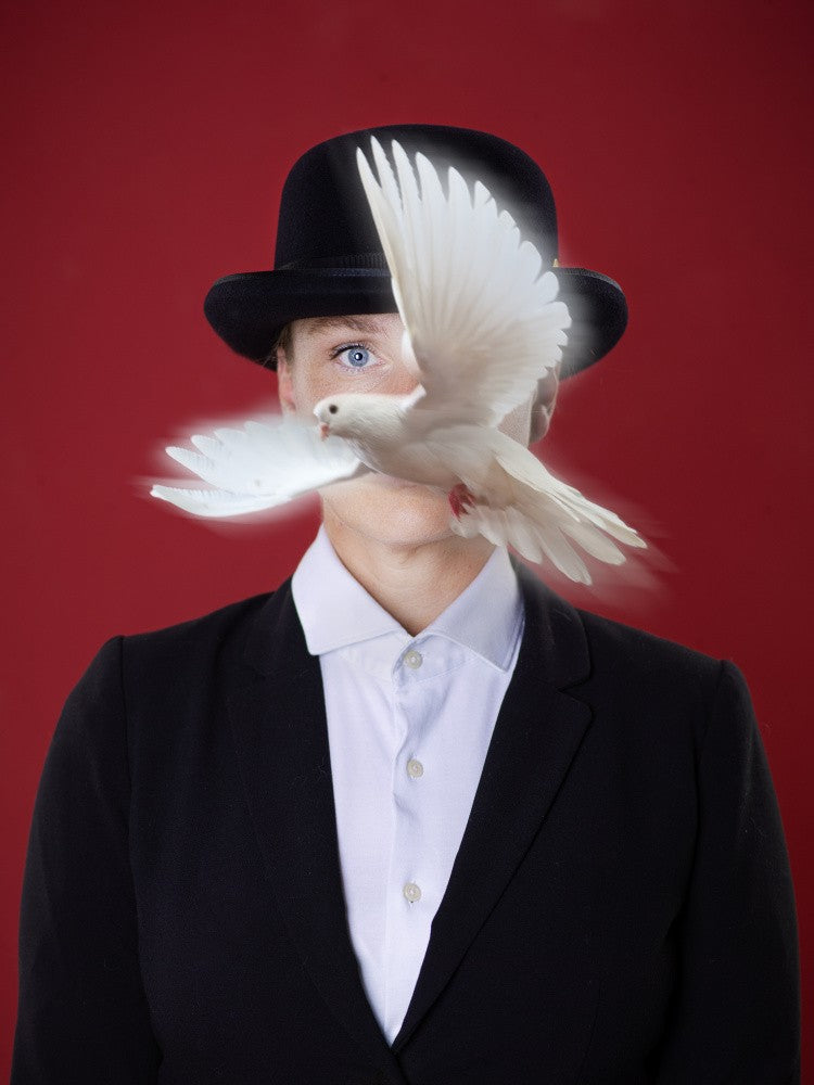 the woman with the bowler hat