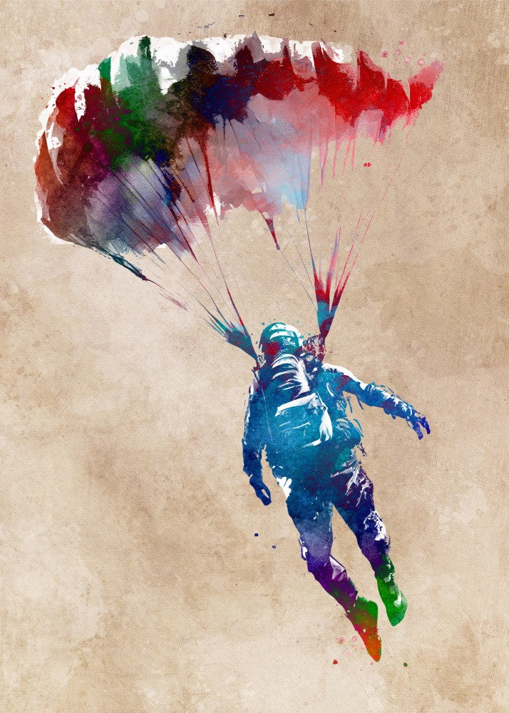 Paratrooper sport art #paratrooper