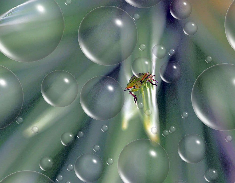 Passage between drops...