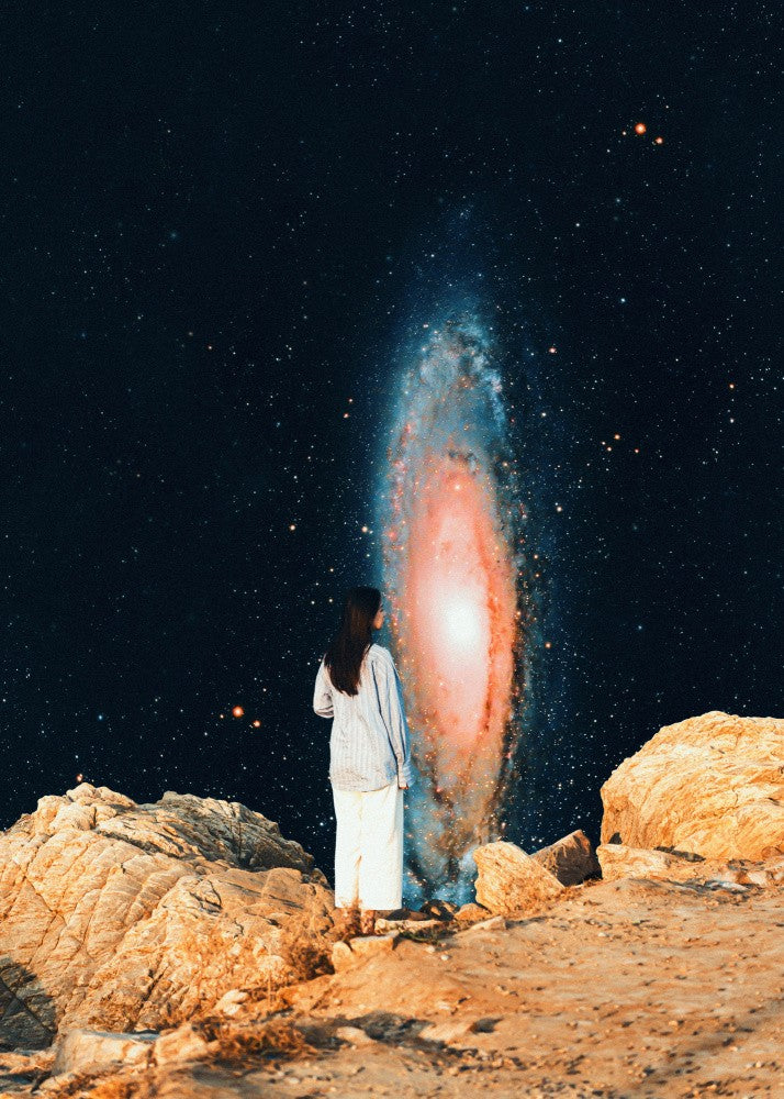 Woman and Galaxy