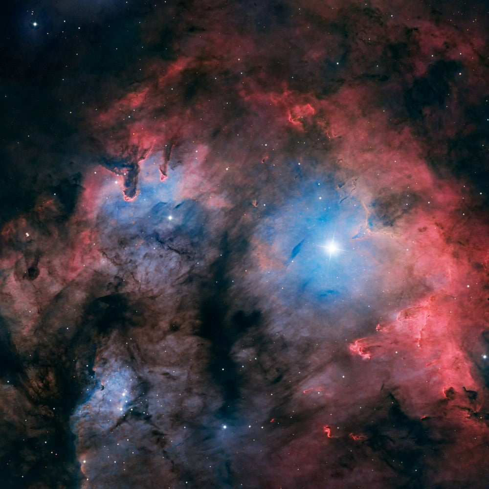 A face in space