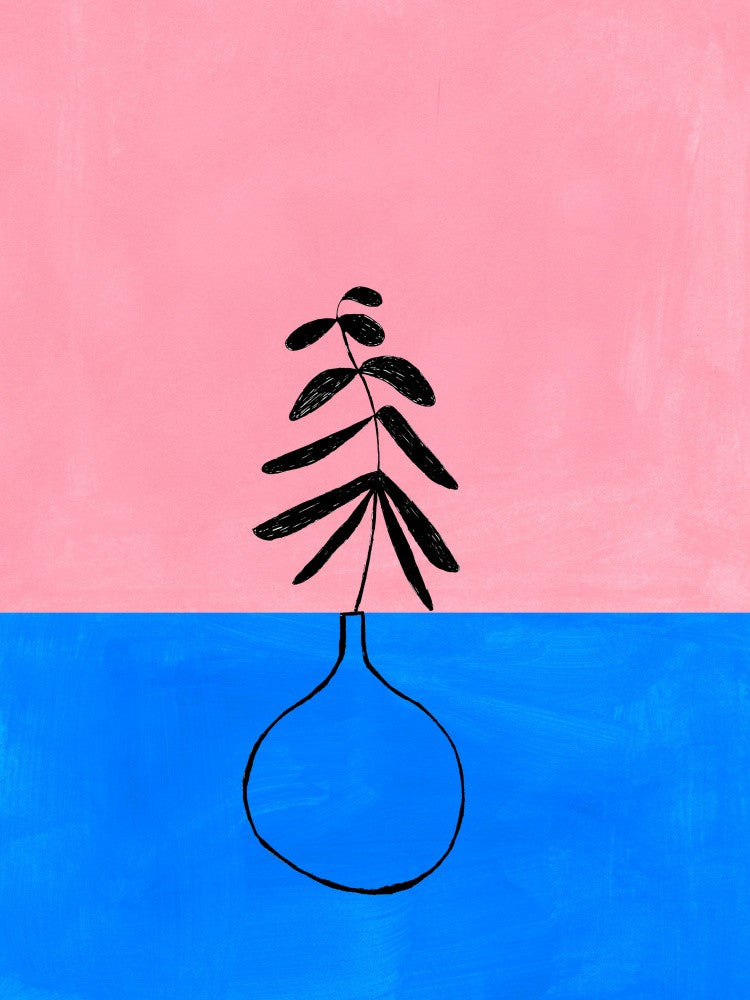 Cobalt Pink Vase
