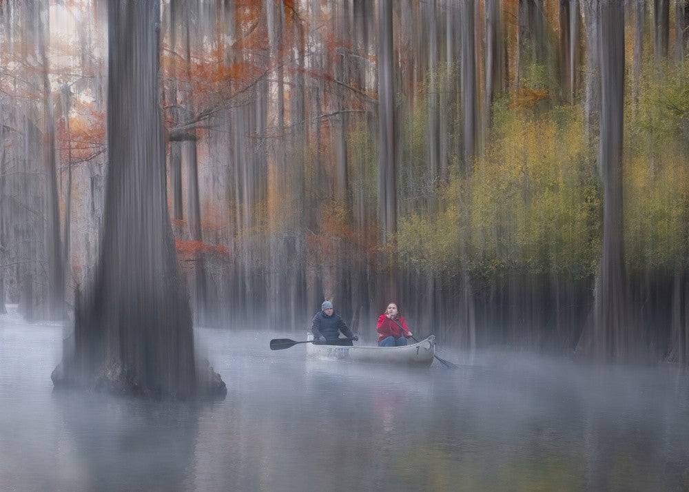 Autumn, Foggy Lake