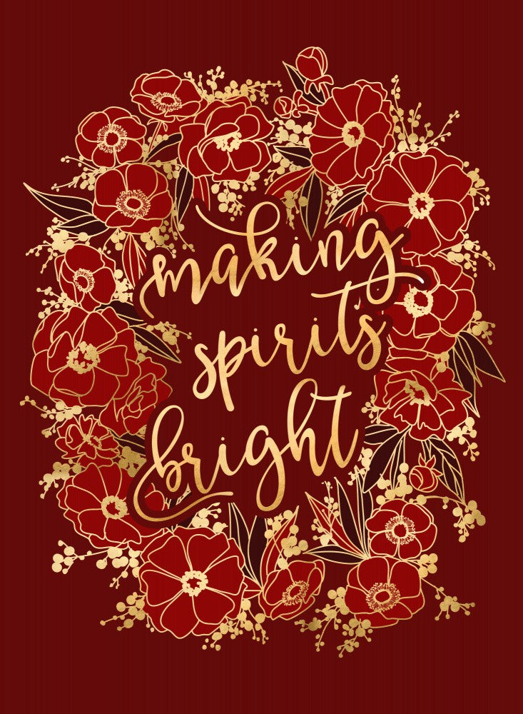 Making spirits bright - red