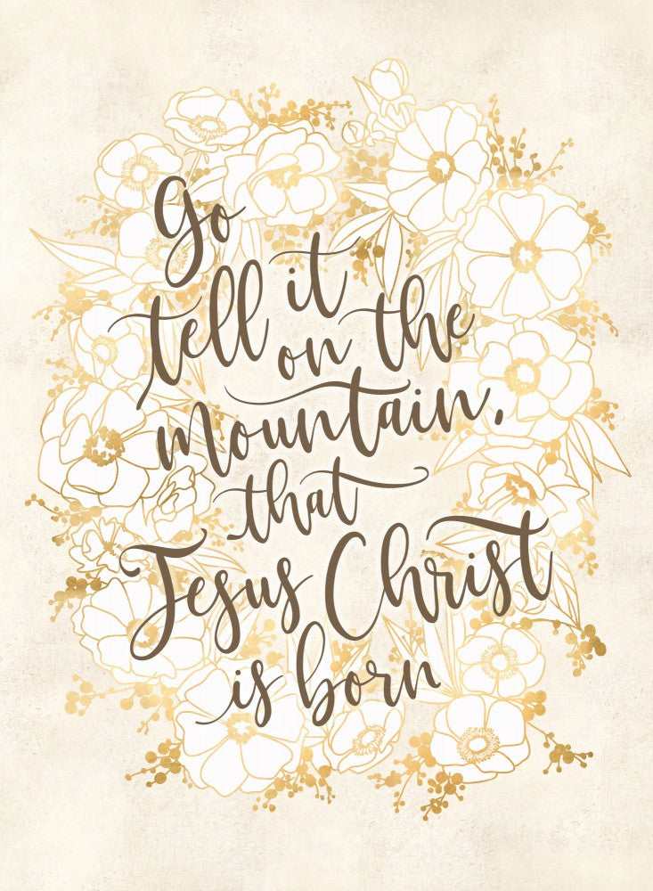 Go tell it on the mountain - vintage vanilla