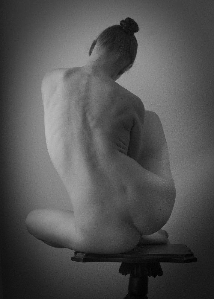 Perched on a stand