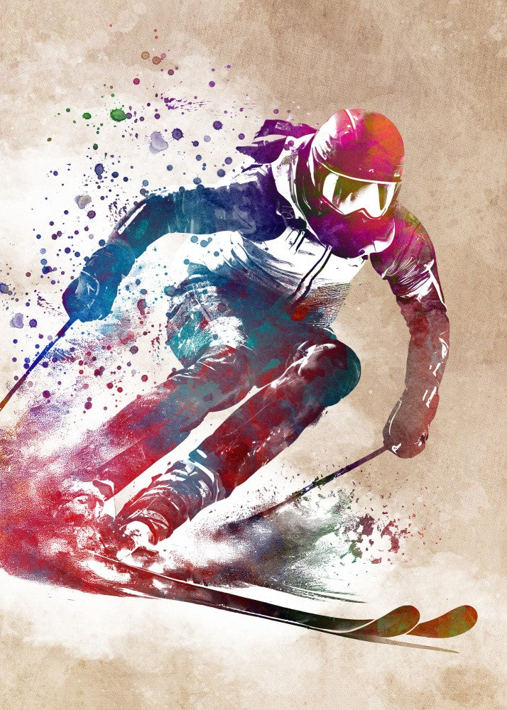 Ski sport art #ski #sport