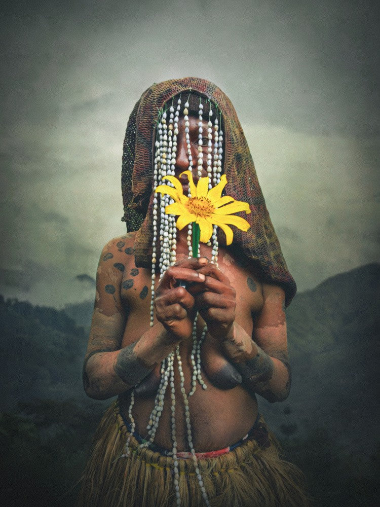 Asaro woman,Holosa,Papua New Guinea