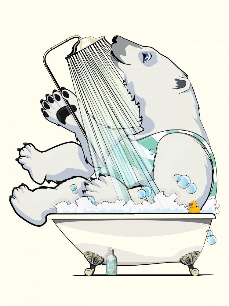 Polar Bear In the Bathtub