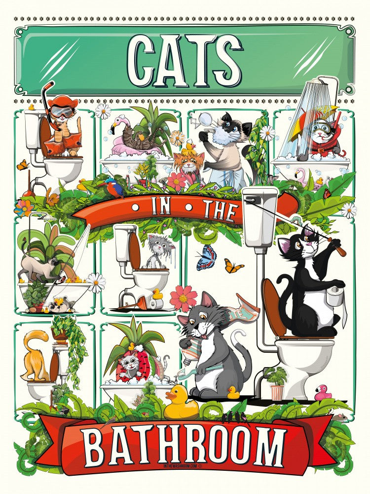 Cats In the Bathroom