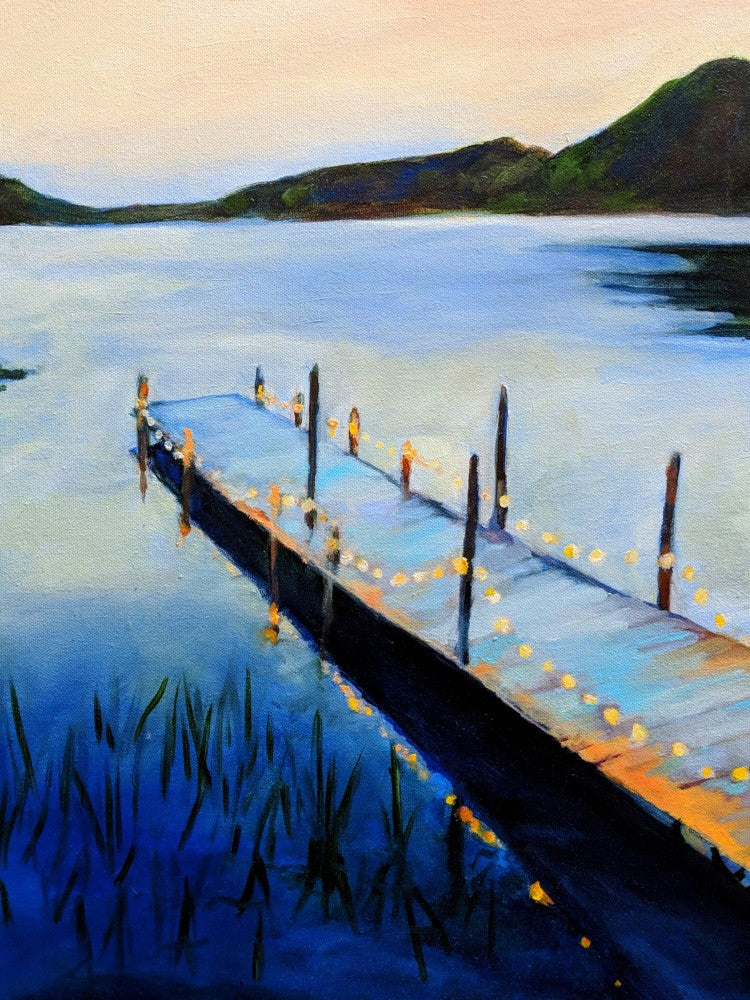 Dock and Lake 12x16