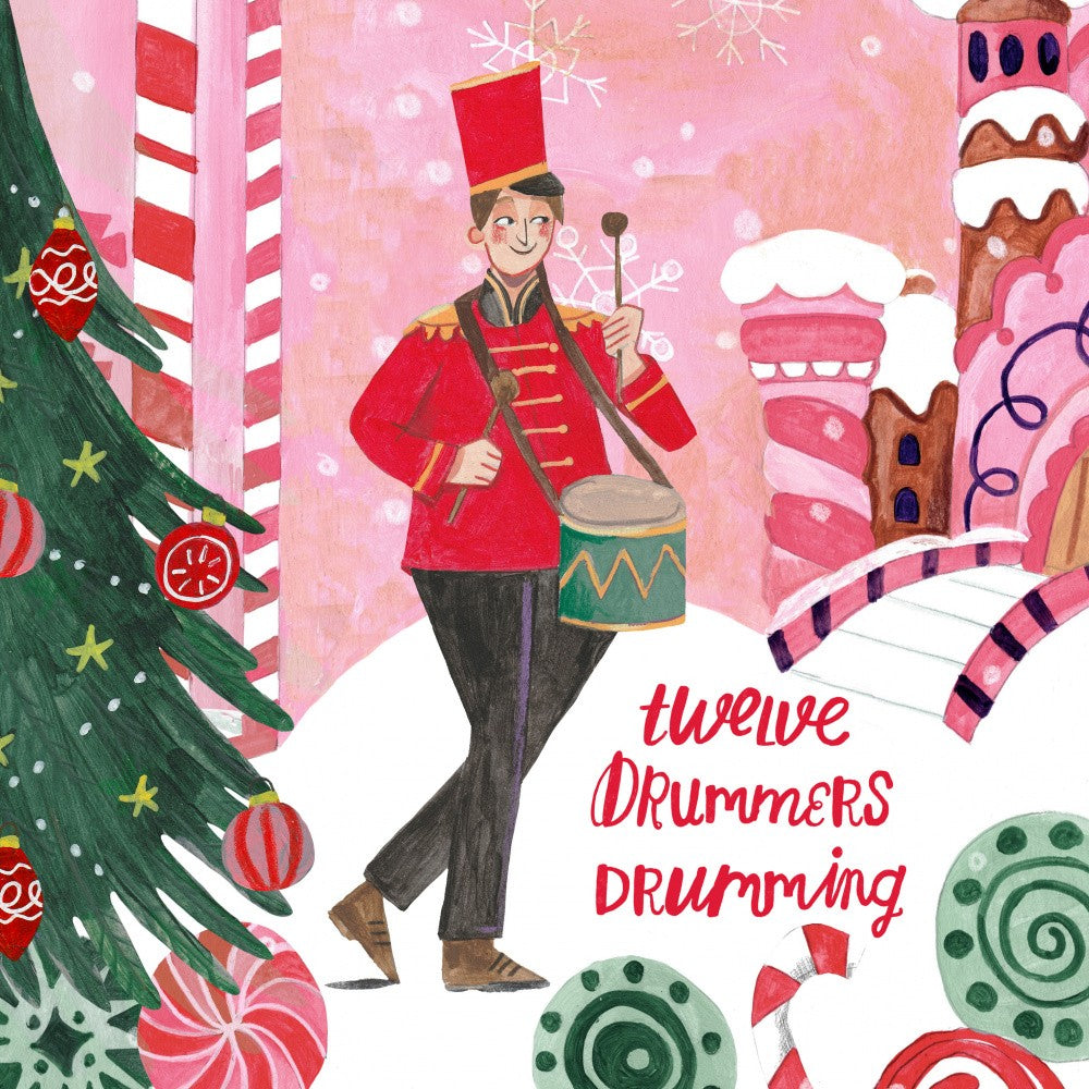 Twelve Drummers Drumming Christmas