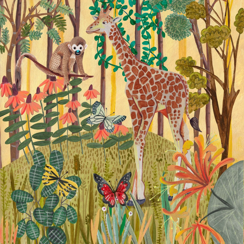 Giraffe in nature