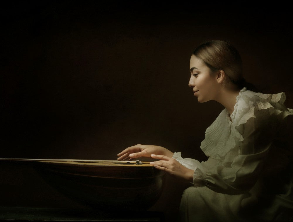 Persian musician girl