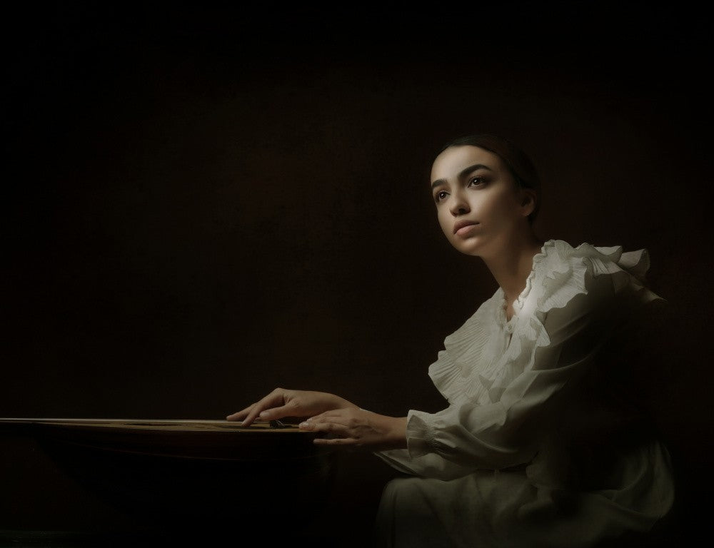 Persian musician girl
