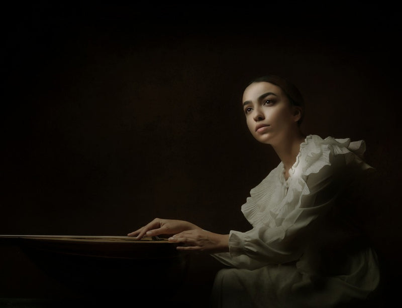 Persian musician girl