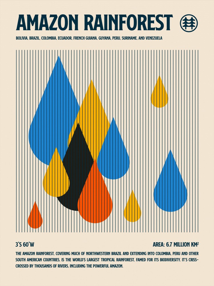 Amazon Rain Forest Poster