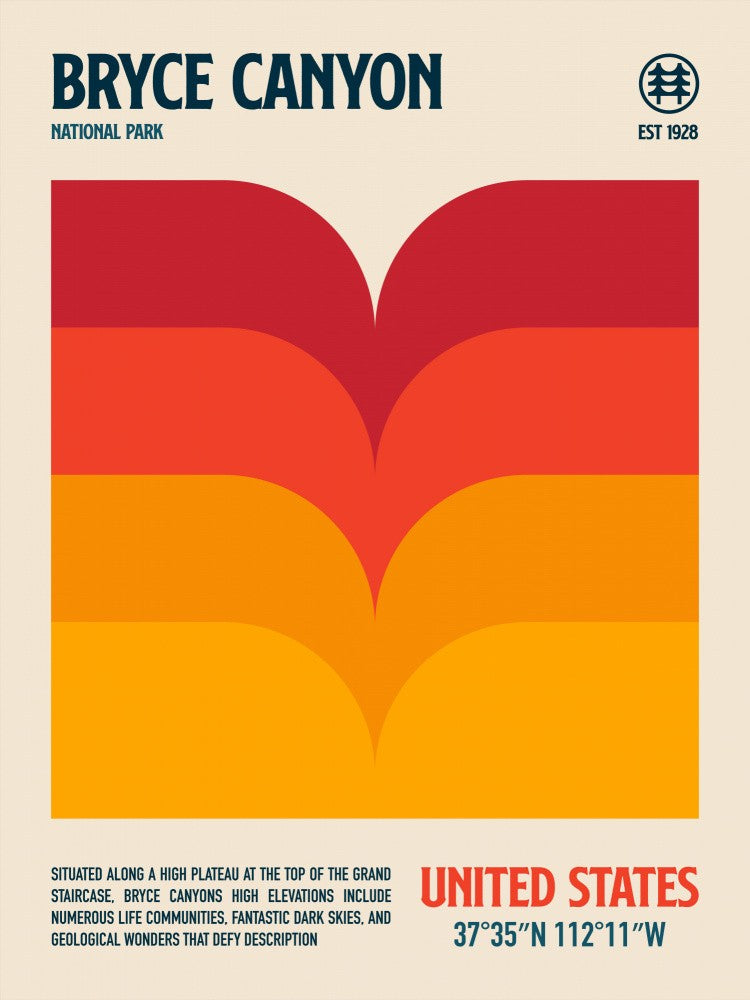 Bryce Canyon National Park Travel Poster