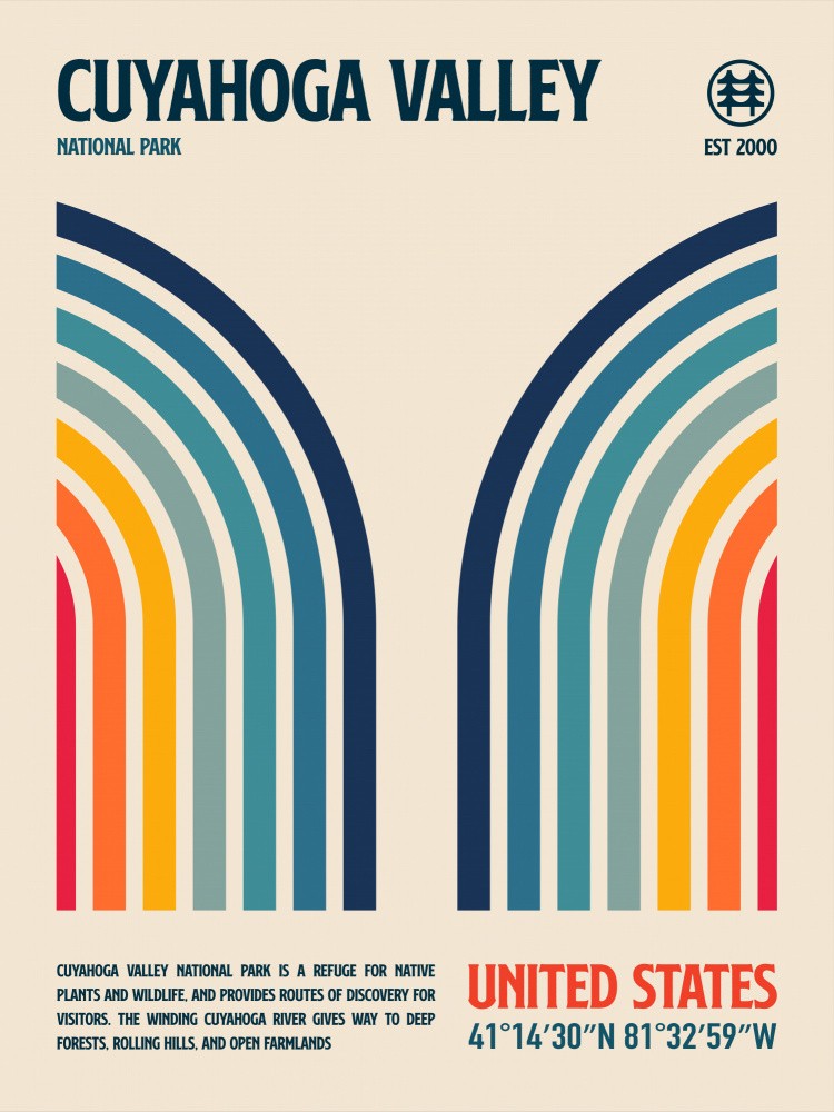 Cuyahoga National Park Travel Poster